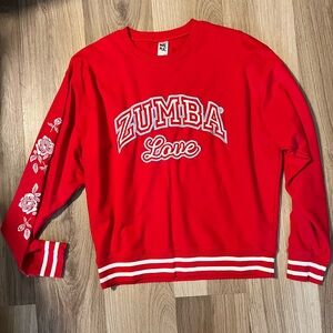 Zumba Fitness Red Men's Sweater